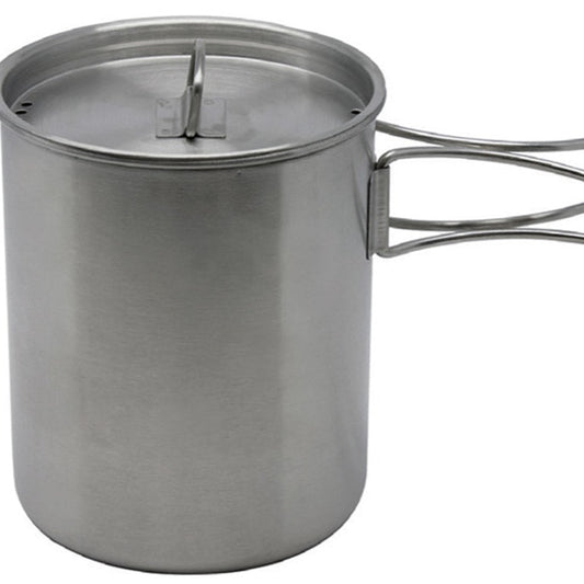 Stainless Steel Mug With Pot Lid