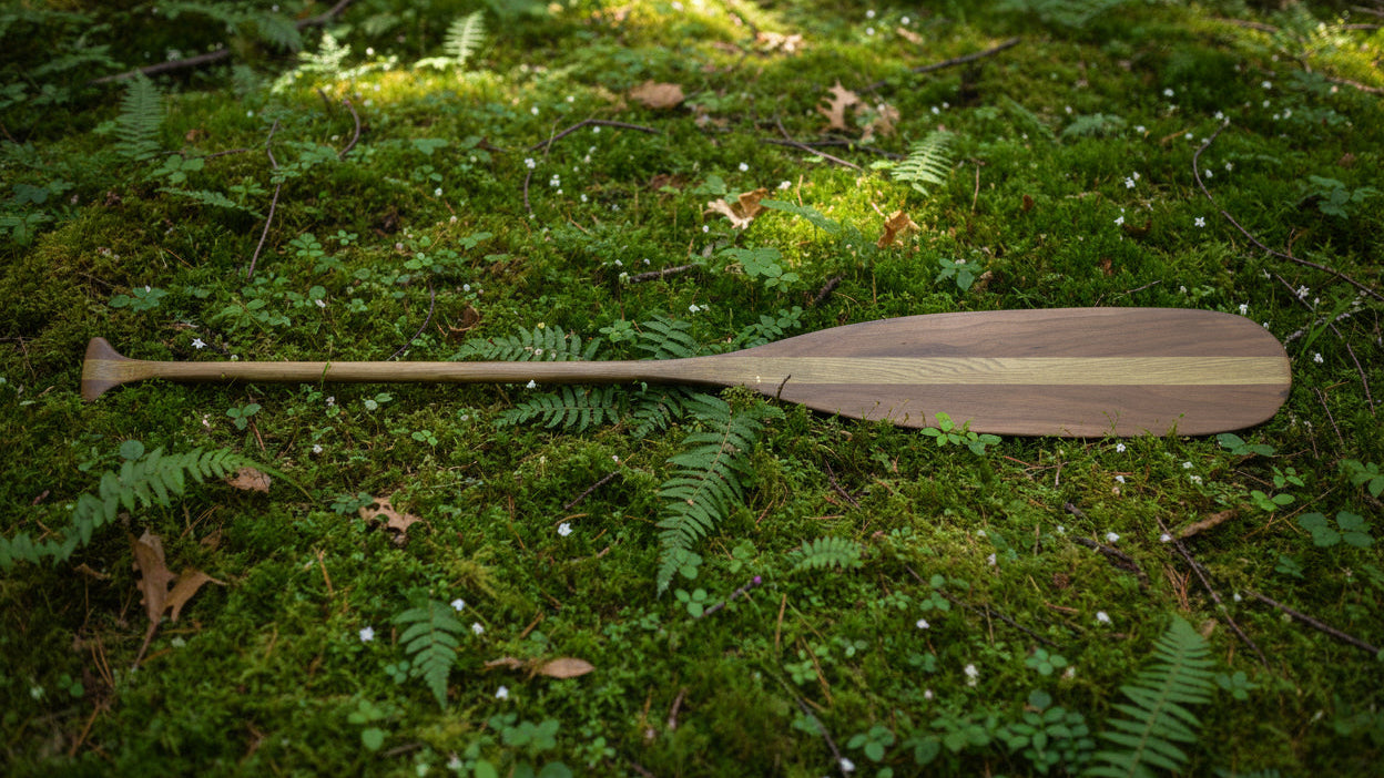 Paddle on a wooden floor